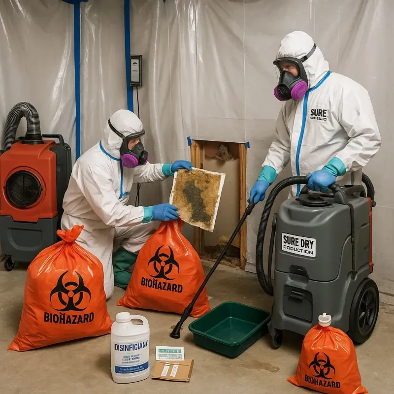 Contaminated Water Handling Protocols process in Forman, ND